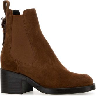 Chlo&eacute; Womens Dakota Ankle Boot Brown Suede