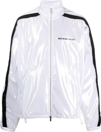 VTMNTS zip-up track jacket - men - Polyamide/Polyester - L - Silver