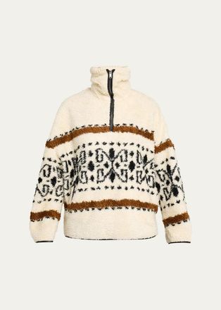 Isabel Marant Marner Fair Isle Fleece Pullover