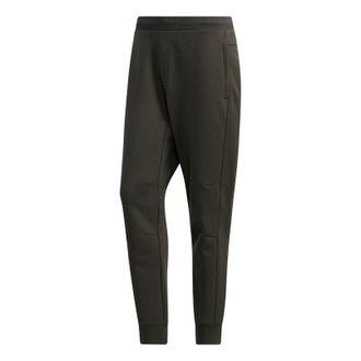 adidas Peach Casual Splicing Long Pants Green GM4415