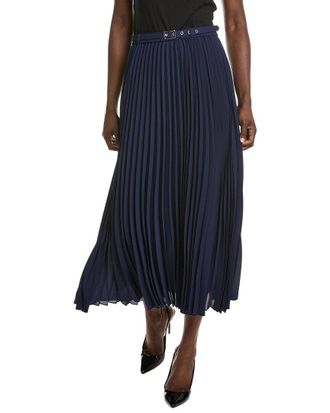 Anne Klein Pleated Maxi Skirt