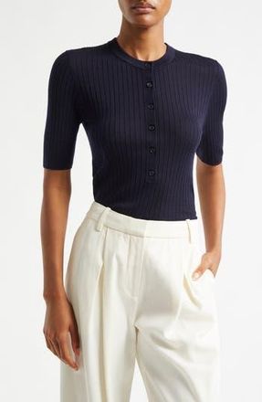 A.L.C. Fisher Rib Cardigan in Navy at Nordstrom Rack, Size Small