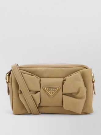 Prada re nylon nappa leather mini crossbody bag