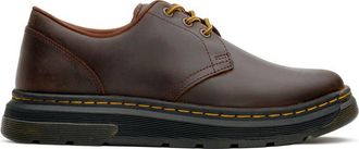 Dr. Martens Mens Dr Crewson Lo Shoes - Brown Leather - Size UK 7