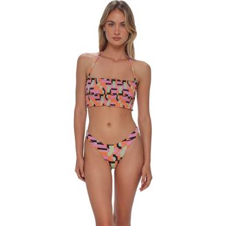 Swim Systems Maddie Bikini Swim Bottoms in Mod Mirage Lurex at Nordstrom, Size X-Small