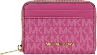 Michael Kors Kleine Logo-portemonnee - Dames - Accessoires - Roze - Maat: ONE Size Katoen