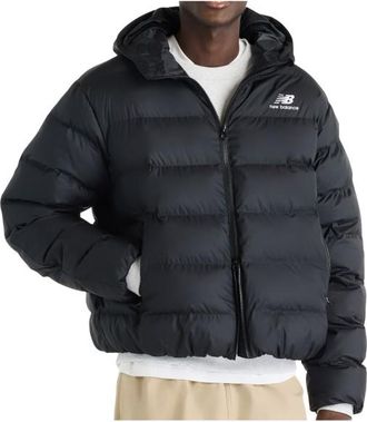 New Balance Boston Puffer Jacket Kunstfaserjacke f&uuml;r Herren | schwarz