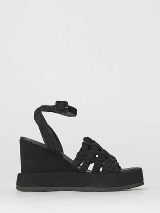 Paloma Barcel&oacute; Sandalo con zeppa Paloma Barcel&ograve; in camoscio intrecciato