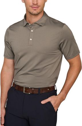 Rhone Drive Time Performance Polo in Smokey Olive Stripe at Nordstrom, Size Xx-Large