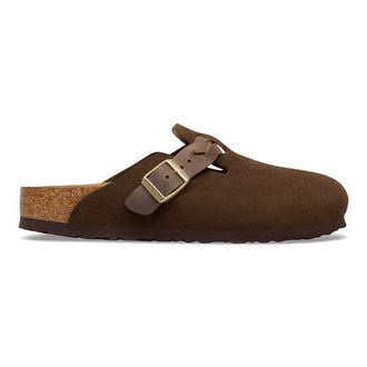 Birkenstock Klompen in su&egrave;deleer Boston Braided