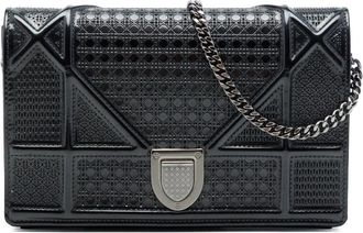 Dior Pre-owned Dior Metallic Patent Microcannage Diorama Wallet on Chain Ladies 5U5JMSZN53I7TG12