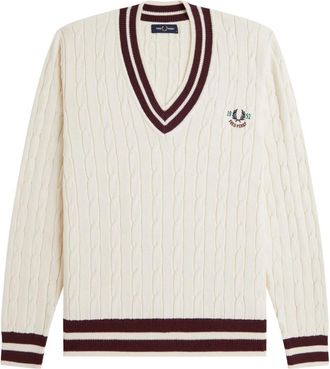 Fred Perry Hombre, Jerseys, Beige, Talla: M