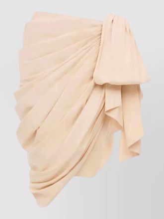 Chlo&eacute; cotton draped sleeveless mini dress