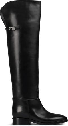 Le Silla Charlotte buckle-detail boots - women - Lambskin/Goat Skin/Leather - 40.5 - Black