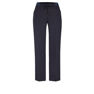 Toni Sue Wide 7/8 Broek - Dames - Broeken - Blauw - Maat: S