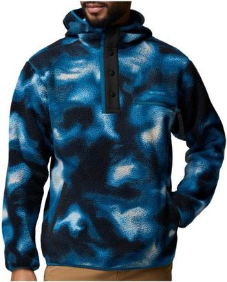 Columbia Helvetia II Printed Hoodie Fleecepullover f&uuml;r Herren | blau