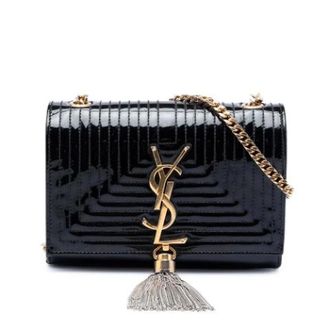 Saint Laurent Pre-owned Cross Body Bags, female, Black, Size: ONE SIZE Pre-owned Kate Crossbody Bag