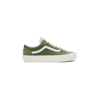 Vans Schoenen, Heren, Groen, 43 EU, Leer, Old Skool Reissue