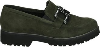 Semler Groene Su&egrave;de Instappers - Dames - Loafers - Groen - 42 EU - Su&egrave;de - Schoenen