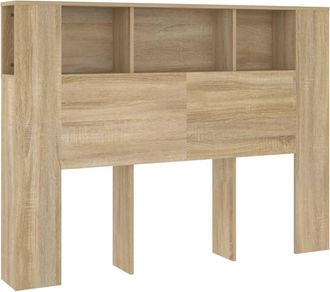 vidaXL Mueble Cabecero Color Roble Sonoma 140x18,5x104,5 Cm Vidaxl