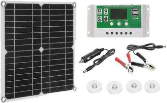 OEM Kit De Panel Solar De 40 W, Cargador De 60 A Y 12 V Con Controlador