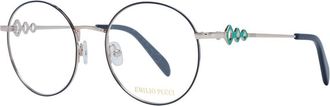 Emilio Pucci Blue Metal Glasses Womens (Frames)