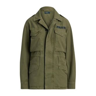 Polo Ralph Lauren Light Jackets, female, Green, Size: XS Military Technical Jacket