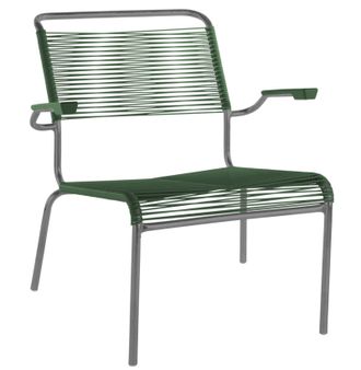 Schubiger M&ouml;bel Spaghetti-Lounger S&auml;ntis mit Armlehnen