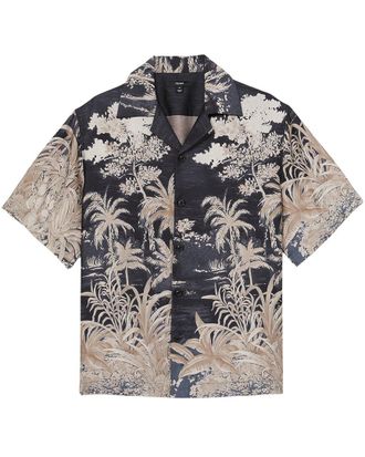 Reiss Yoshi Jungle Placement Casual Shirt