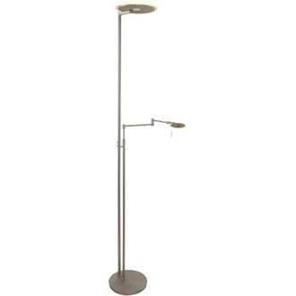 Steinhauer L&aacute;mpara De Pie - Turound - Acero - Vidrio Metal - - Steinhauer