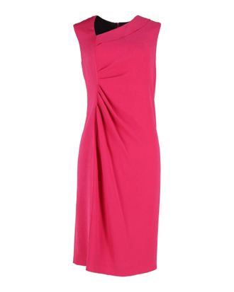 Joseph Joseph Pre-owned Womens Ruched Sleeveless Dress in Pink Acetate - Size Large