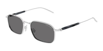 Montblanc MB0441S 003 Mens Sunglasses Silver Size 52