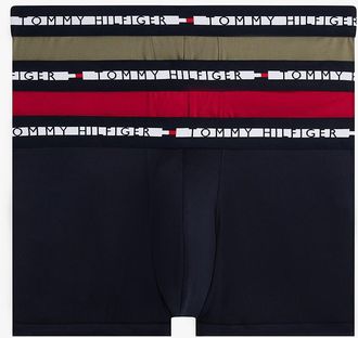 Tommy Hilfiger Mens TH Comfort+ Trunk 3-Pack - Green - XL
