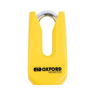 Oxford 1960 Candado Antirrobo Oxford Para Disco De Freno Monster, Amarillo Fl&uacute;or