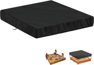OEM Funda Para Arenero De 200x200x20cm, Lona Impermeable Para Arenero Con Cord&oacute;n Ajustable, Tela Oxford 420d, Funda Para Piscina