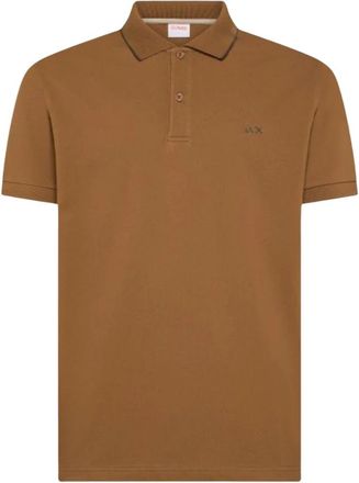 Sun 68 Polo Shirt - Heren - Polos - Bruin - 3XL - Katoen - Tops