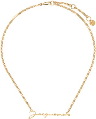 Jacquemus Gold Le Papier La Chaine Jacquemus Necklace