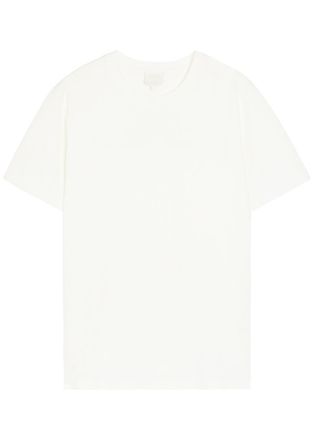 A.P.C. Logo-print Cotton T-shirt - White - XL