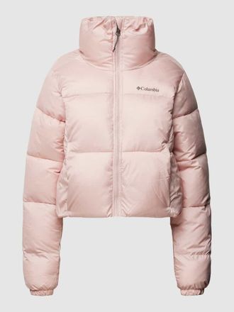 Columbia Cropped Steppjacke mit Stehkragen Modell PUFFECT CROPPED JACKET in Rosa, Größe XL