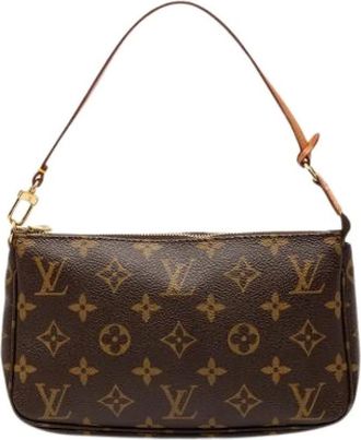 Louis Vuitton Pre-owned Shoulder Bags, female, Brown, Size: ONE SIZE Pre-owned Pochette Accessoires