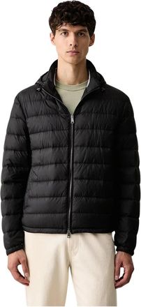 Paul & Shark Technische Ultralichte Donsjas - Heren - Gewatteerde jassen - Zwart - M - Polyester - Jassen