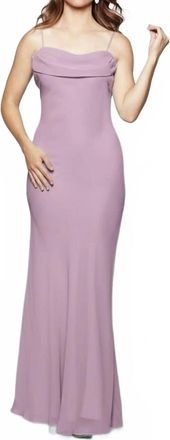 Milano Formals Flowing Muse Maxi Dress In Lilac