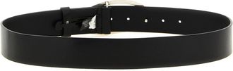 Diesel D-Logo Metal Buckle Belt - Black