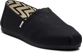 Toms Alpargata Classic Katoenen Dames Zwarte Espadrilles