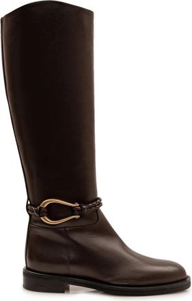 Roberto Festa Milano Morganborg Moro - Dames - Hoge Laarzen - Bruin - 41 EU - Schoenen
