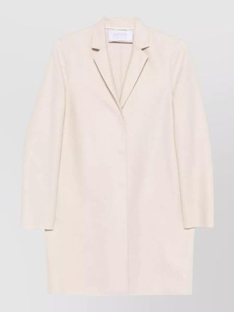 Harris Wharf London wool coat single breasted straight cut