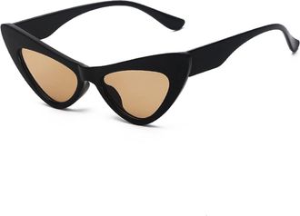 Generic Cat Eye Small Frame Driving Party Men and For Women Sunglasses (Color : H, Size : Medium)