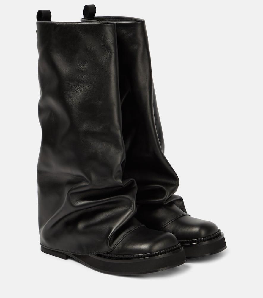 ロングブーツ THE ATTICO BLACK LEATHER BOOTS The Attico Boots Women Leather Black | B-Exit – B-Exit top