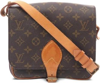 Louis Vuitton Borsa a spalla Cartouchiere GM 1987 - Marrone