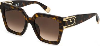 Furla SFU878 02BL Mens Sunglasses Tortoiseshell Size 52